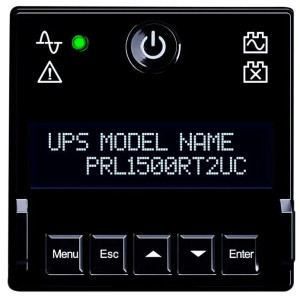 CyberPower PRL1500RT2UC Lithium Battery Rack/Tower UPS, UL Rated, Rotatable LCD panel, 8× NEMA 5-15R, maintenance free